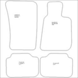 BMW 5 Series E34 Car Mats